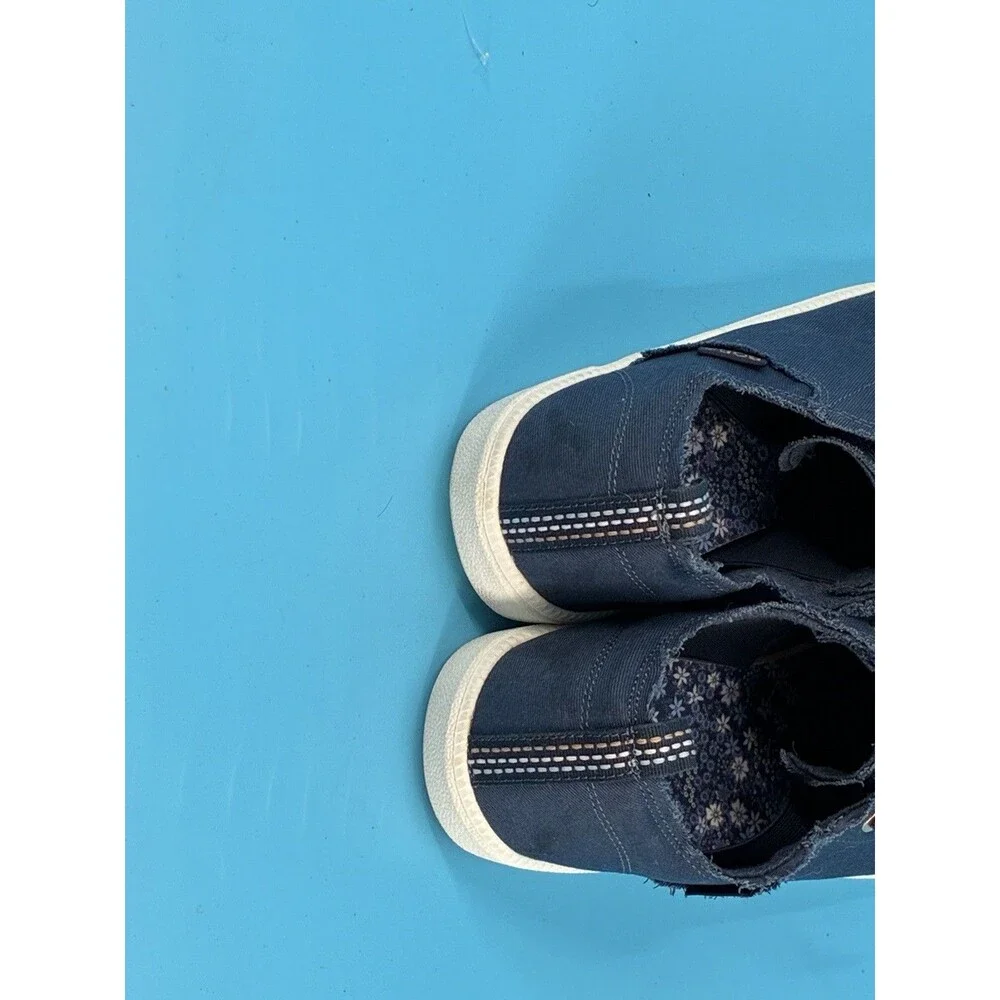 Skechers BOBS B Cute 2.0 Women’s 8.5 Navy Canvas Memory Foam Sneakers